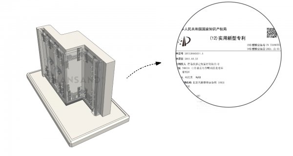 可实现凹凸造型护墙结构设计